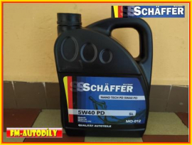 Olej 5W40 5L SCHAFFER Nano Tech PD 505.01 VW Pumpe Duse
