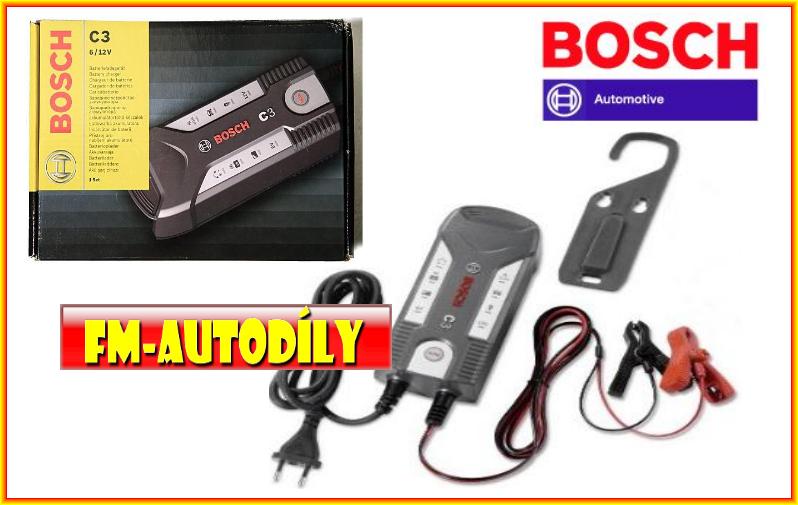 Nabíječka C3 6V a 12V Auto - Moto BOSCH
