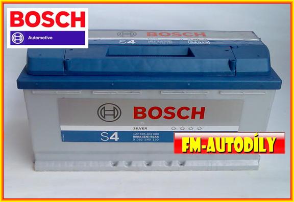 Autobaterie BOSCH 12V 95 Ah Silver S4