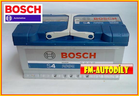 Autobaterie BOSCH 12V 80 Ah Silver S4