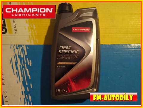 Olej 75W80 1L CHAMPION ZF OEM Specific GL-4 Fiat Iveco MAN MB 235.4 Volvo 97305 97307