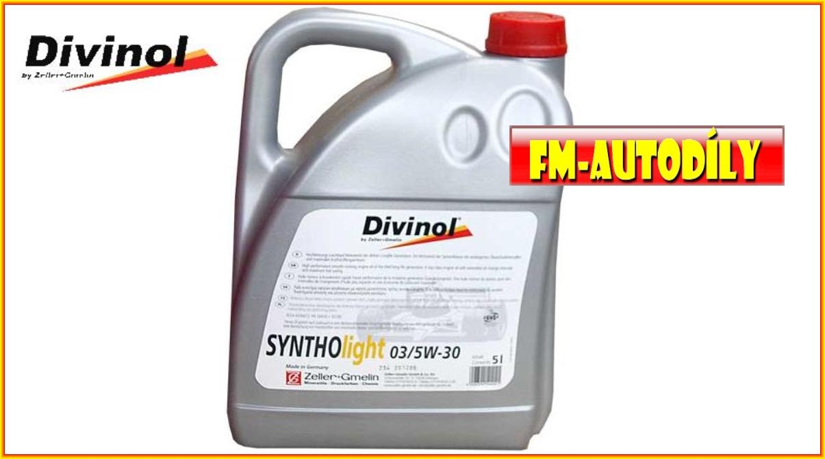 Olej 5W30 5L Long Life III Syntho Light DIVINOL