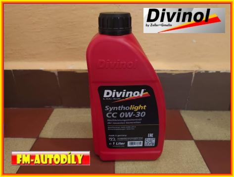 Olej 0W30 1L Syntho Light CC DIVINOL pro vozidla Volvo 95200377