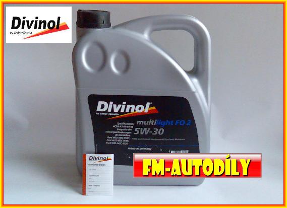Olej 5W30 5L Multi Light FORD DIVINOL II. generace + ZDARMA štítek na výměnu
