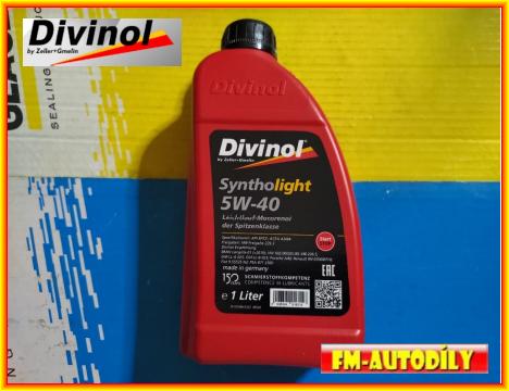 Olej 5W40 1L Syntho Light Start Stop DIVINOL