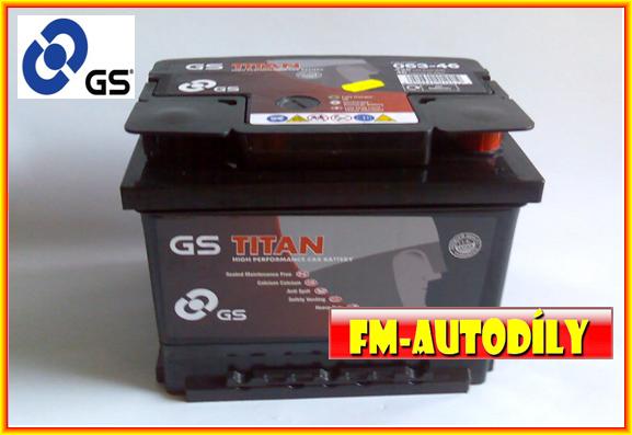 Autobaterie 45 Ah GS Silver typ 54409
