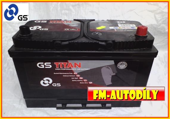 Autobaterie 95 Ah GS Titan Daihatsu Hyundai Kia Lexus Mazda Mitsubishi Nissan Subaru Suzuki Toyota