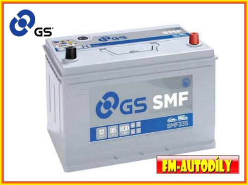 Autobaterie 95 Ah GS SMF Daihatsu Hyundai Kia Lexus Mazda Mitsubishi Nissan Subaru Suzuki Toyota