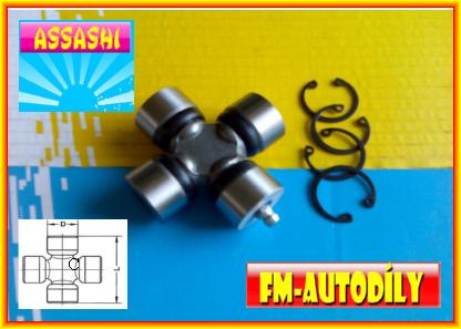Kříž kardanu 20 x 54,6 mm ASSASHI ATV CF moto