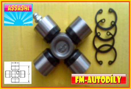 Kříž kardanu 20 x 57,2 mm ASSASHI Suzuki SX4