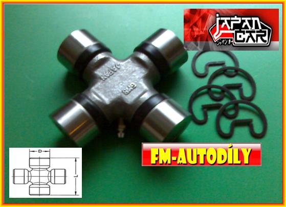 Kříž kardanu 27 x 81,72 mm JAPANCAR Mazda Navajo PickUp