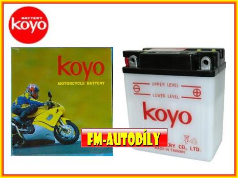 Motobaterie KOYO 12V 9Ah typ-YB9L-A2