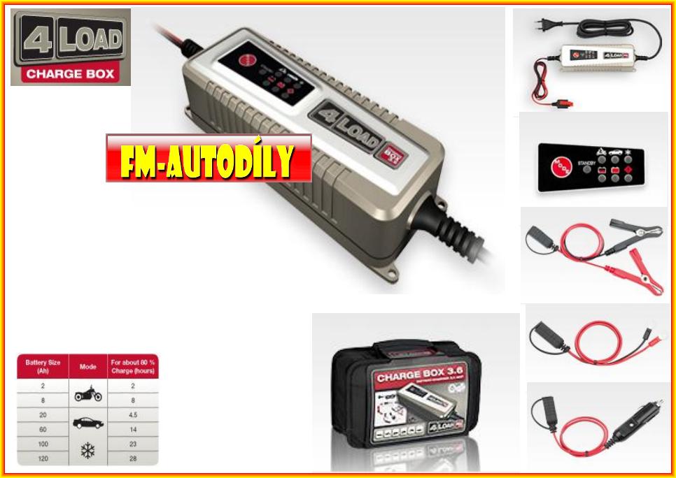 Nabíječka AUTO-MOTO /Gel/ 4LOAD Charge - Exclusive - 3.6