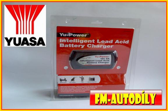 Nabíječka Moto - Scooter / GEL a DIN / 12V 2Amp YUASA