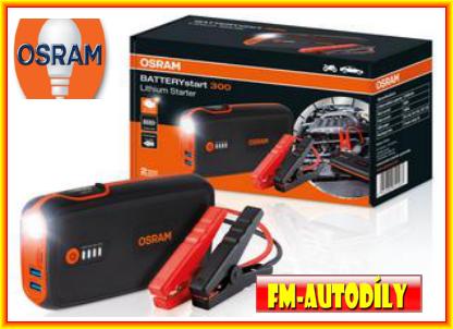 Startovací zdroj a Powerbanka L300 OSRAM pro osobní SUV a dodávkové automobily
