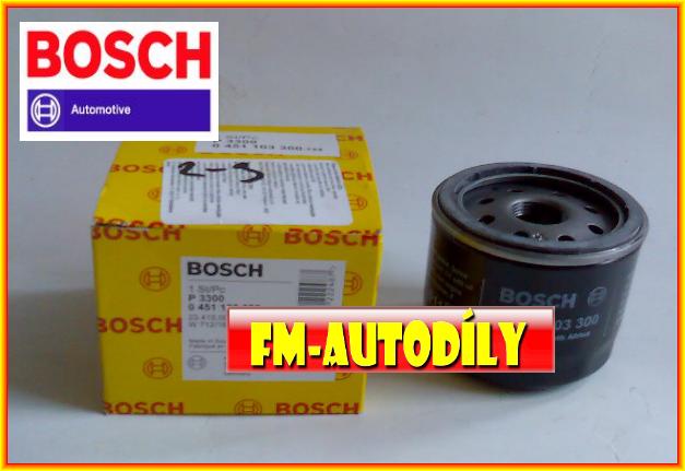 Olejový filtr 0047 BOSCH Alfa Romeo Fiat Lancia