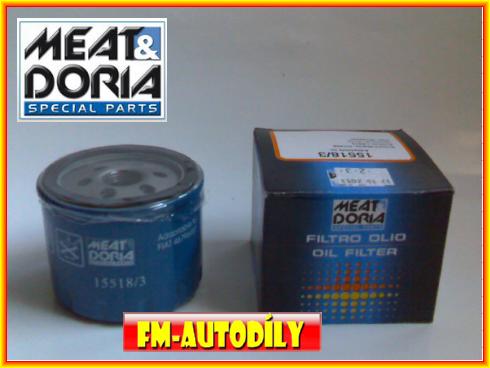 Olejový filtr 0087 MEAT DORIA Alfa Romeo Fiat Bravo Doblo Idea Multipla Punto Stilo Lancia
