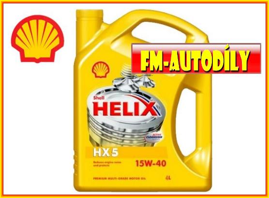 Olej SHELL 15W40 4L Helix HX5