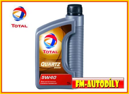 Olej 5W40 1L TOTAL Quartz 9000