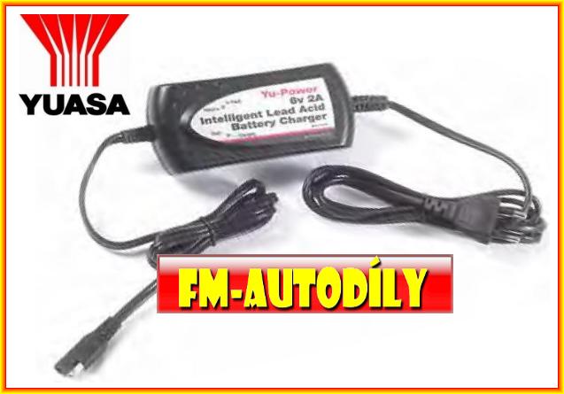 Nabíječka Moto - Scooter / GEL a DIN / 6V 2Amp YUASA