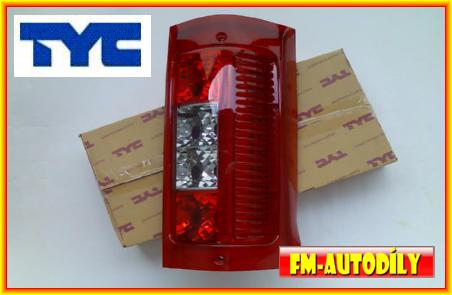 Zadní světlo 0016 TYC Citroen Jumper Fiat Ducato Peugeot Boxer 2002 až 2006