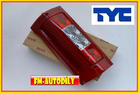 Zadní světlo 0017 TYC Citroen Jumper Fiat Ducato Peugeot Boxer 2002 až 2006